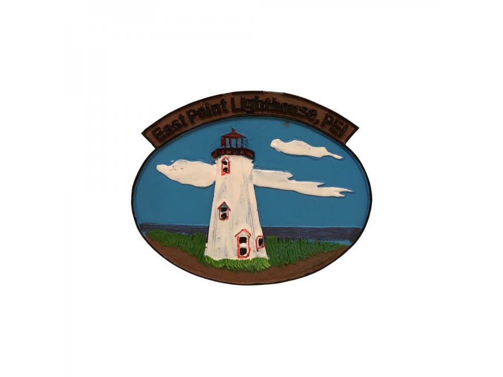 East Point Lighthouse Resin magnet