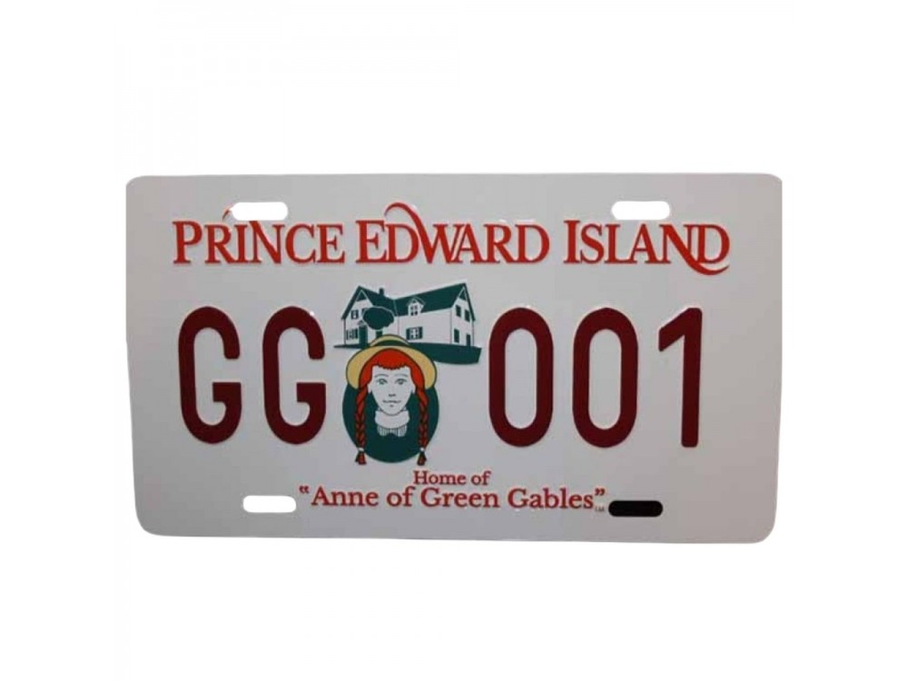 Anne/PEI License Plate