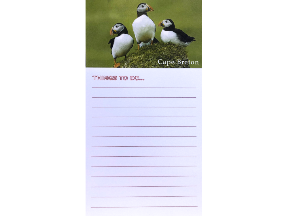 Magnetic Note Pad Triple Puffin CB