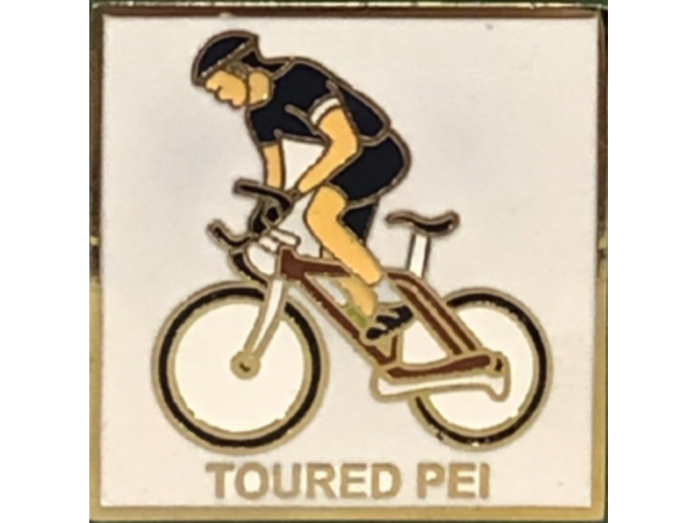 PEI Bicycle Toured Pin