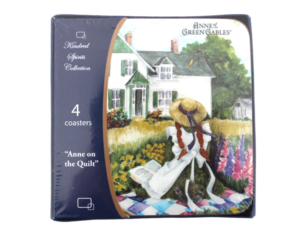 Anne on the Quilt Cork Coasters pkg of 4