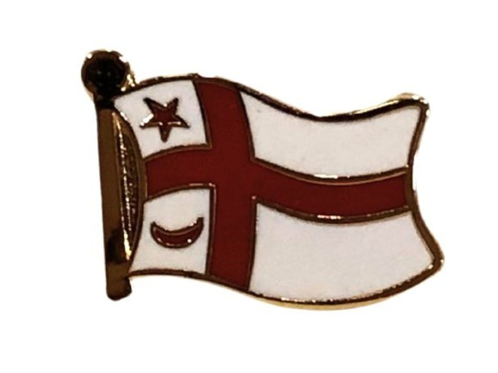 Lapel Pin Mi'kmaq Flag