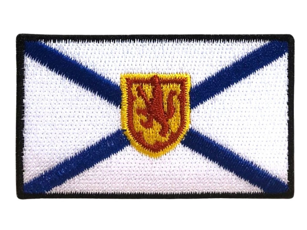 Emb Crest Patch NS Flag