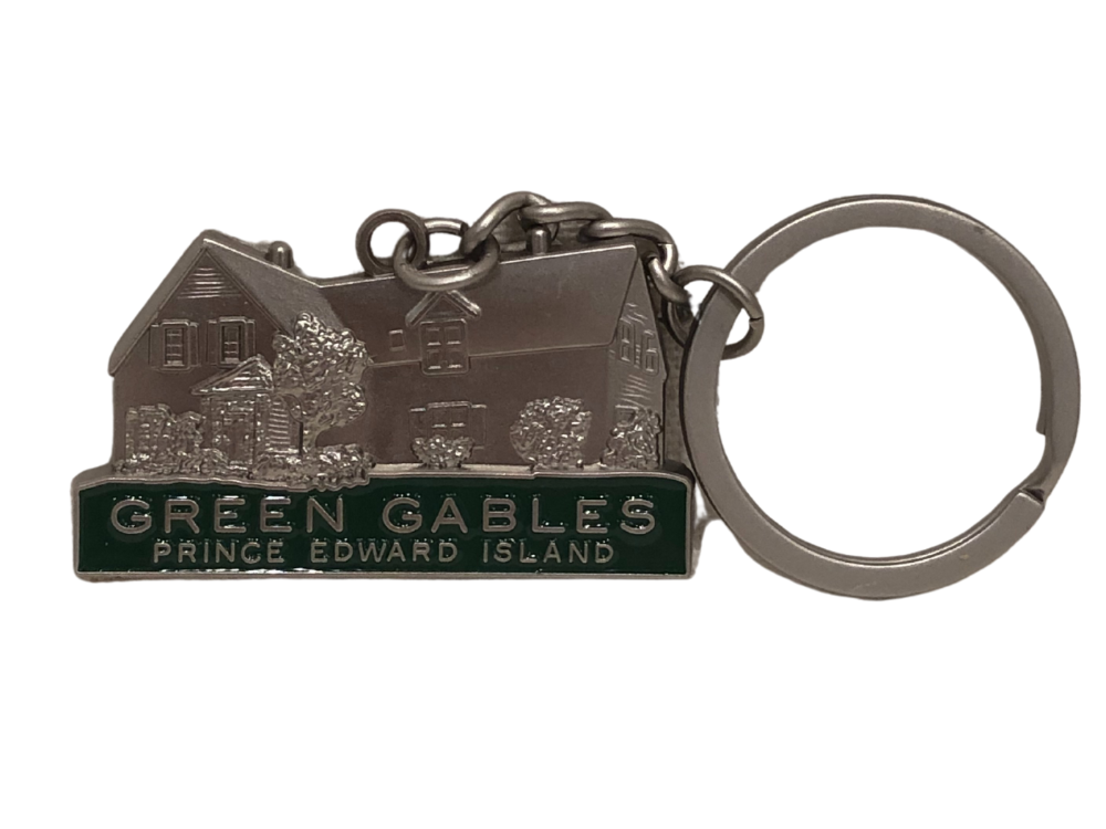 Green Gables Metal Key Chain