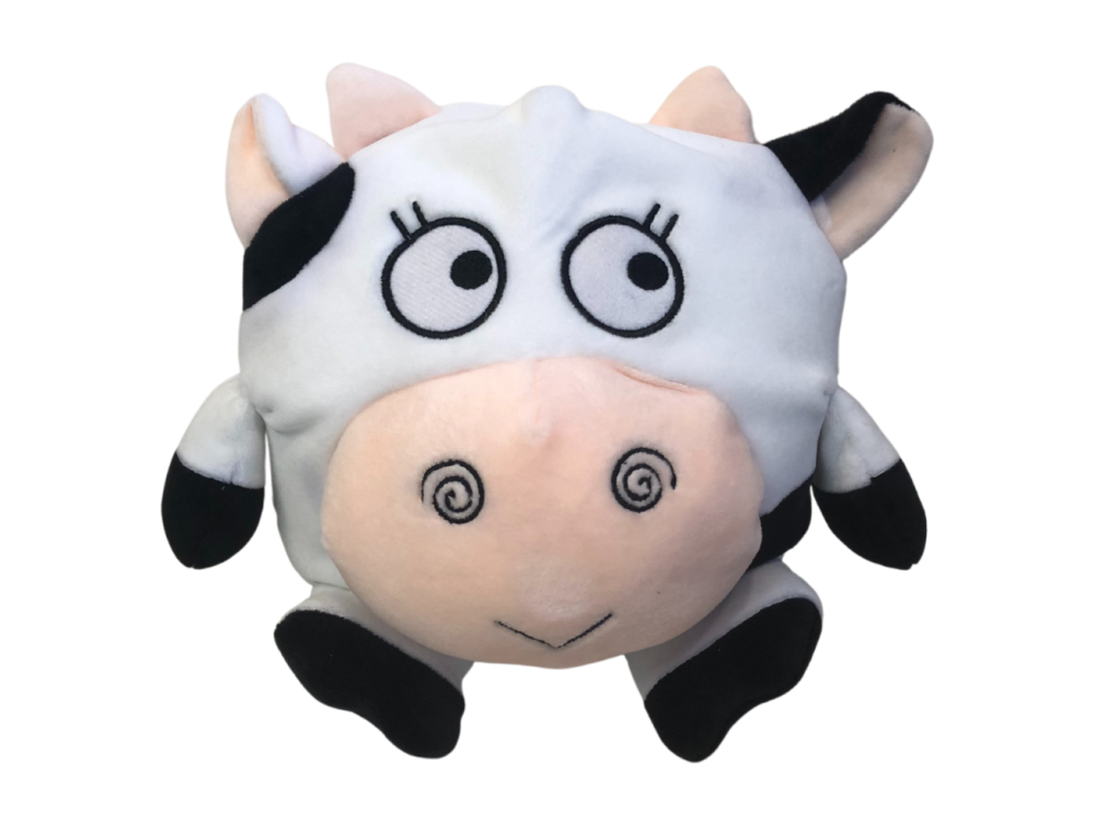 Round Plush Cow