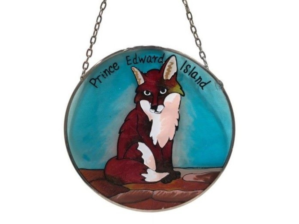 PEI Fox Stain glass