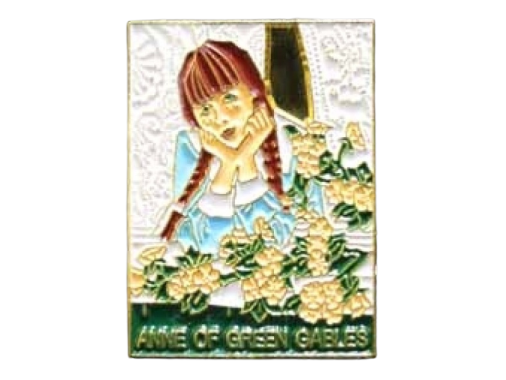 Anne at Window Lapel Pin