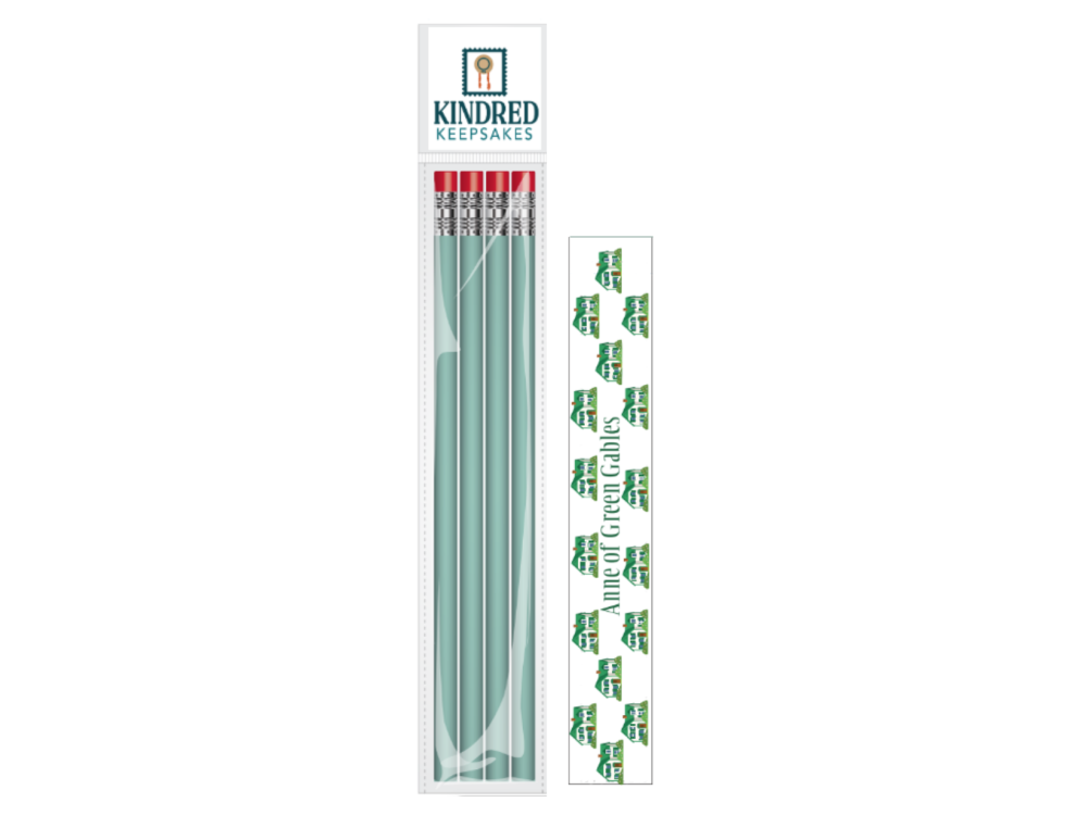 Green Gables 4-Pack Pencils