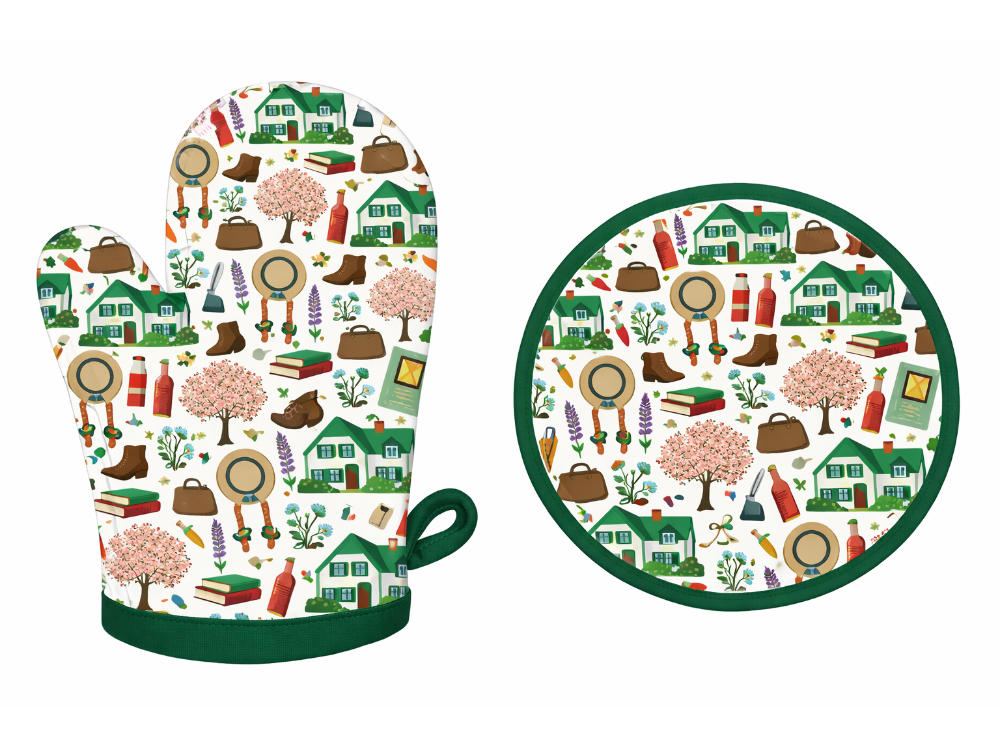Anne Whimsical Mitt/Potholder Set