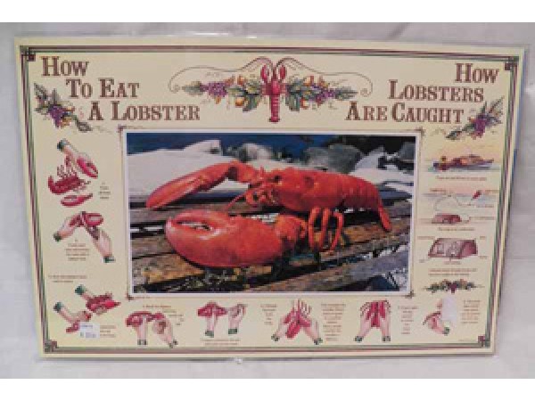 How To Eat A Lobster Placemat-PEI