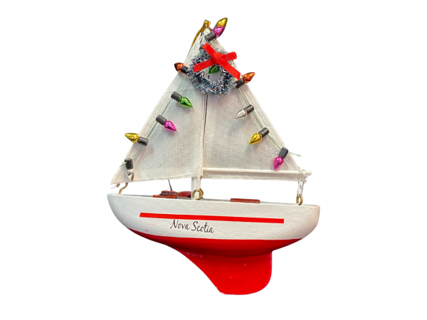 NS Sailboat Ornament