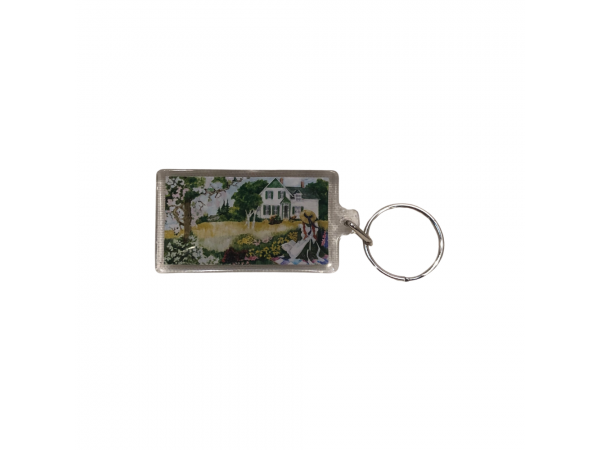 Anne on the Quilt Acrylic Keychain