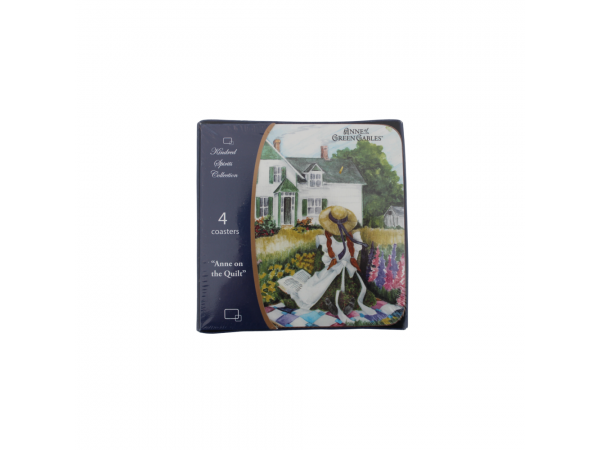Anne on the Quilt Cork Coasters pkg of 4