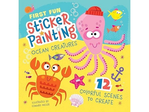 First Fun Sticker/painting-Ocean Creatures