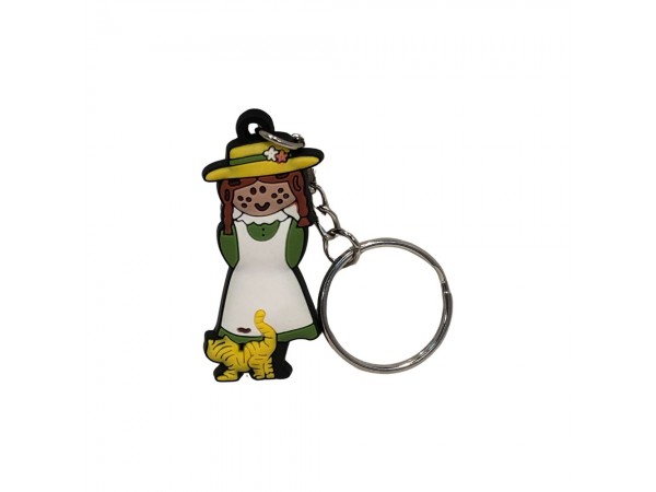 Anne with Cat Keychain