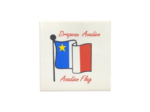 Tile - Acadian Flag