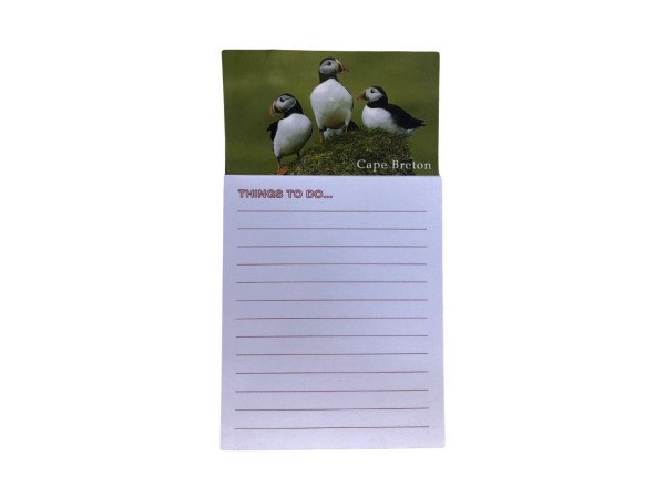 Magnetic Note Pad Triple Puffin CB
