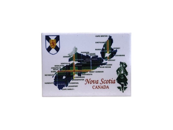 Magnet - Nova Scotia Tartan Map