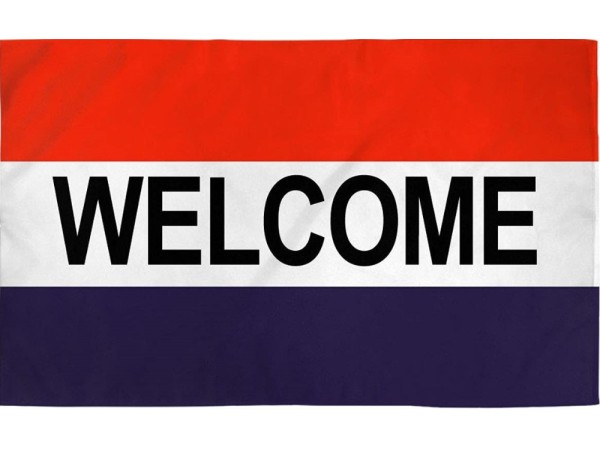 Flag 36x60 Welcome