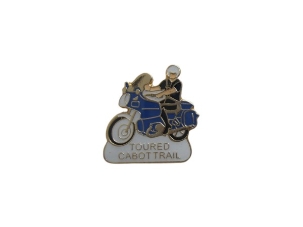 Toured Cabot Trail Goldwing Motorcycle Lapel Pin