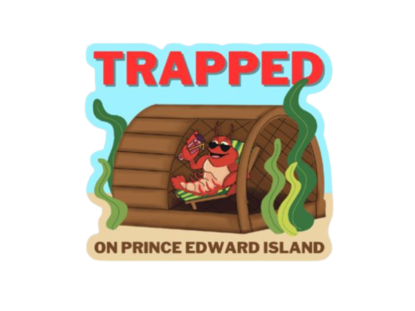 Trapped on PEI Sticker