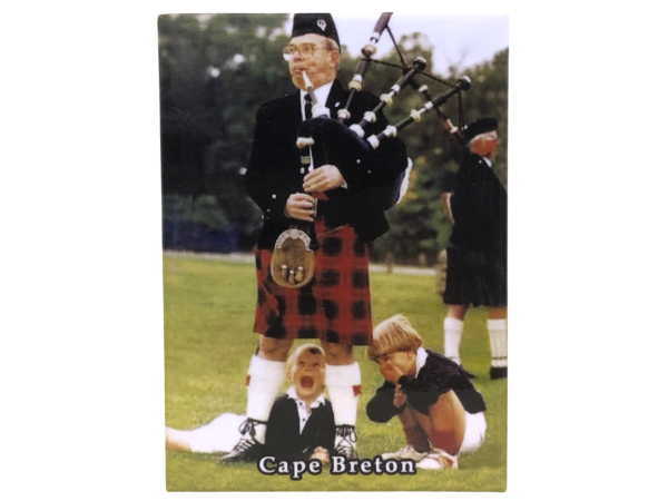 Cape Breton Piper & Kids Magnet