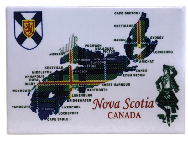 Magnet - Nova Scotia Tartan Map