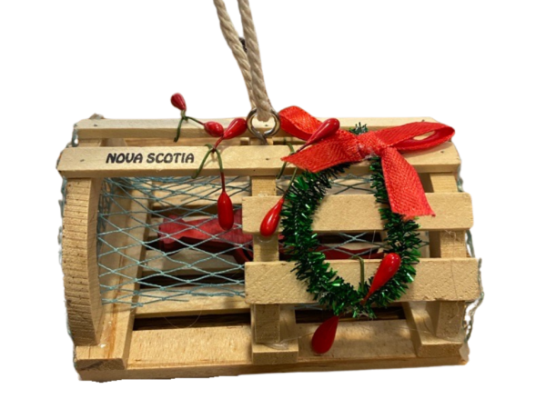 NS Lobster Trap Ornament