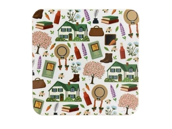 Anne Whimsical Cork Coaster Set (4)